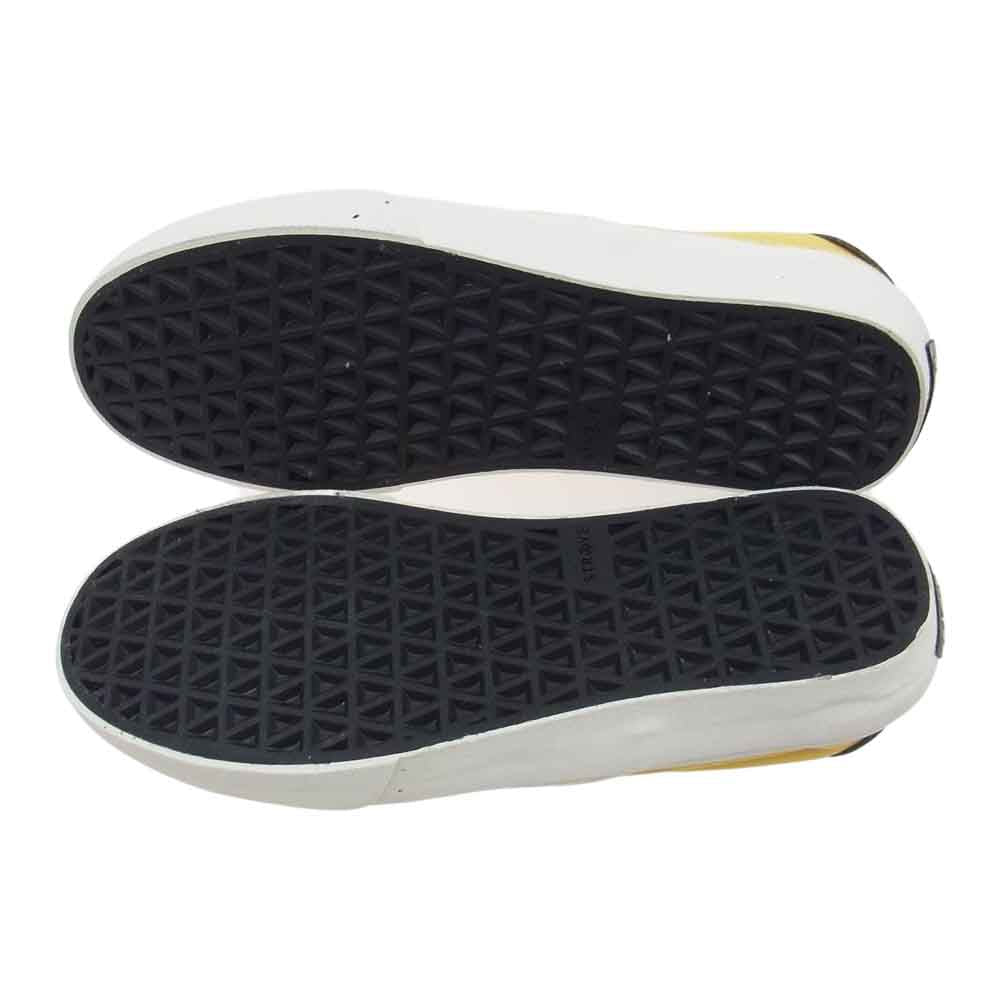 ストレイ VENTURA SMILE BUTTER CREAM スマイル スリッポン スニーカー イエロー系 25.5cm【中古】