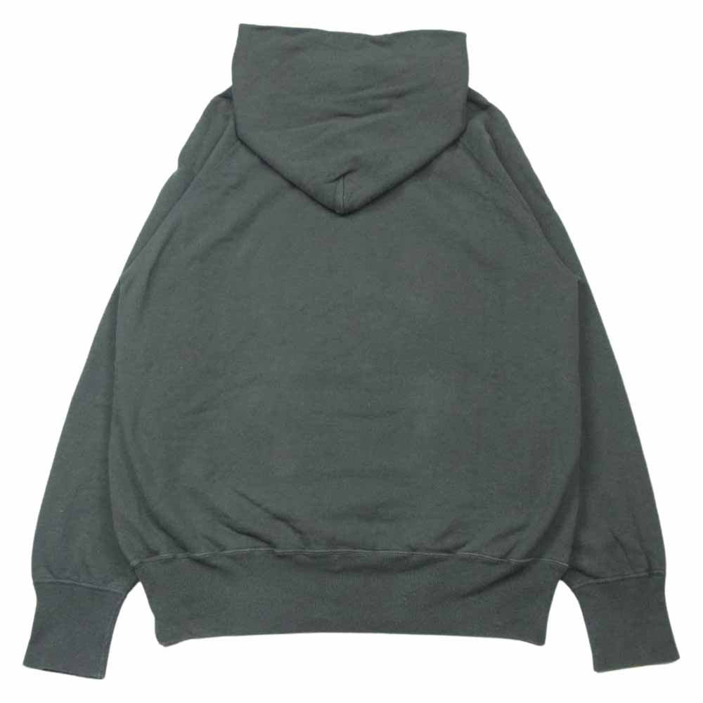 WAREHOUSE ウエアハウス 長袖 プリント スウェット パーカー 日本製 グレー系【中古】