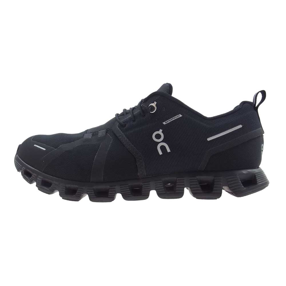 オン Cloud 5 Waterproof クラウド5 ウォータープルーフ スニーカー ブラック系 25.5cm【中古】