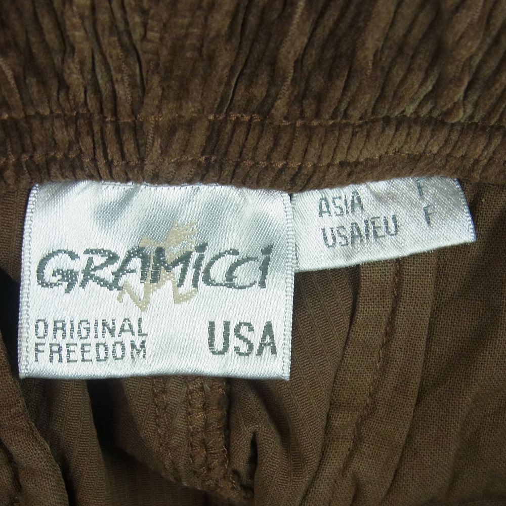 Gramicci グラミチ GLP-21F2004 ビームスボーイ 別注 コーデュロイ クライミング パンツ 中国製 ブラウン系 F【中古】