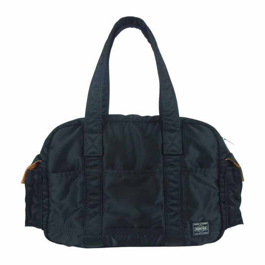 PORTER ポーター TANKER タンカー ハンド ボストン バッグ 日本製 ブラック系【中古】