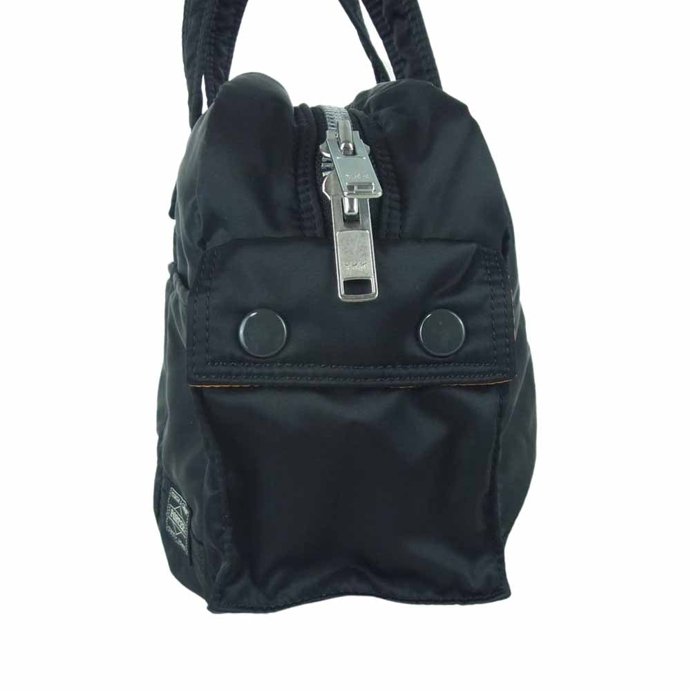 PORTER ポーター TANKER タンカー ハンド ボストン バッグ 日本製 ブラック系【中古】
