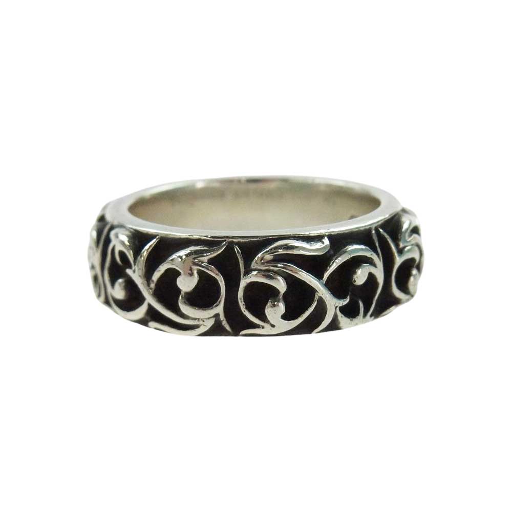 CHROME HEARTS クロムハーツ（原本無） ETRNITY VINE BAND エタニティ ヴァイン バンド リング シルバー系 21号【中古】