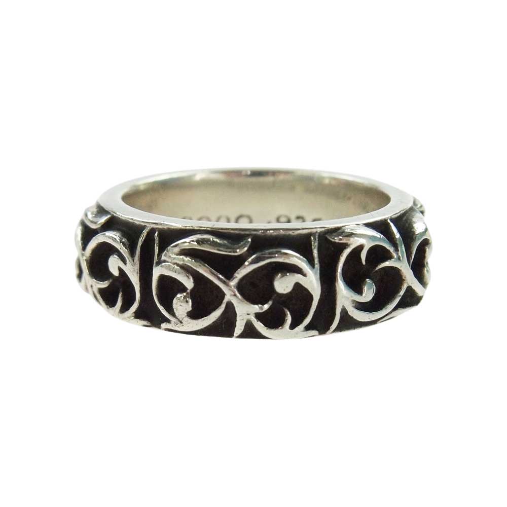 CHROME HEARTS クロムハーツ（原本無） ETRNITY VINE BAND エタニティ ヴァイン バンド リング シルバー系 21号【中古】
