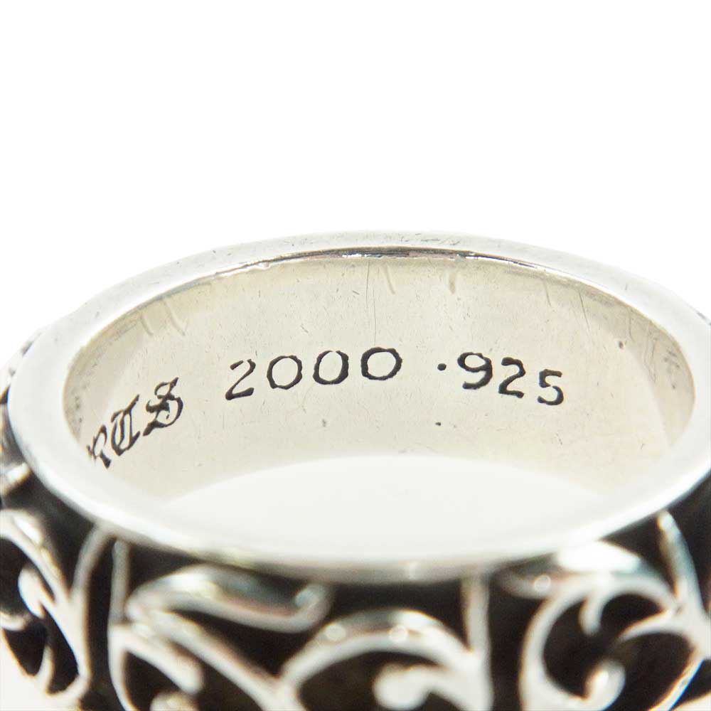 CHROME HEARTS クロムハーツ（原本無） ETRNITY VINE BAND エタニティ ヴァイン バンド リング シルバー系 21号【中古】