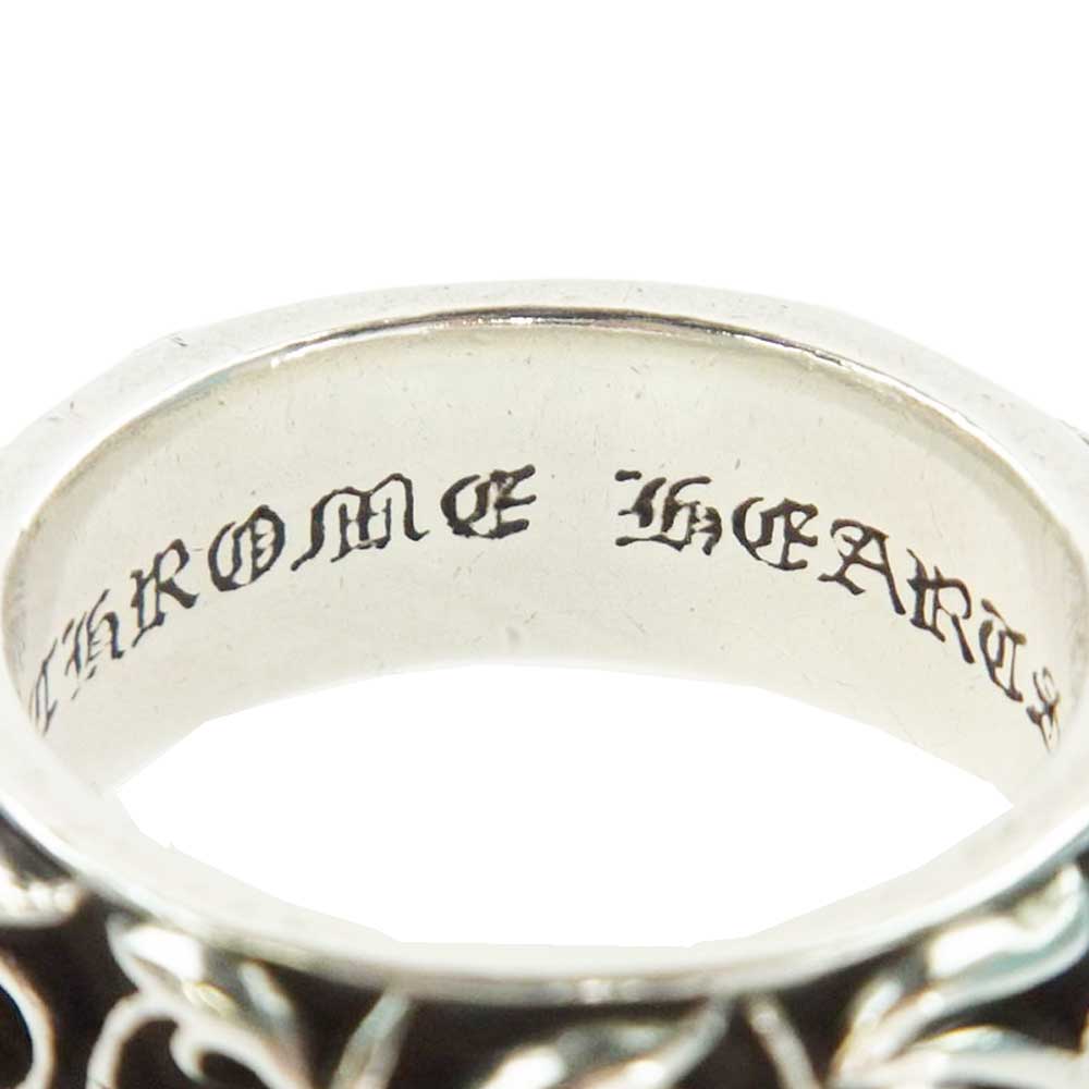 CHROME HEARTS クロムハーツ（原本無） ETRNITY VINE BAND エタニティ ヴァイン バンド リング シルバー系 21号【中古】