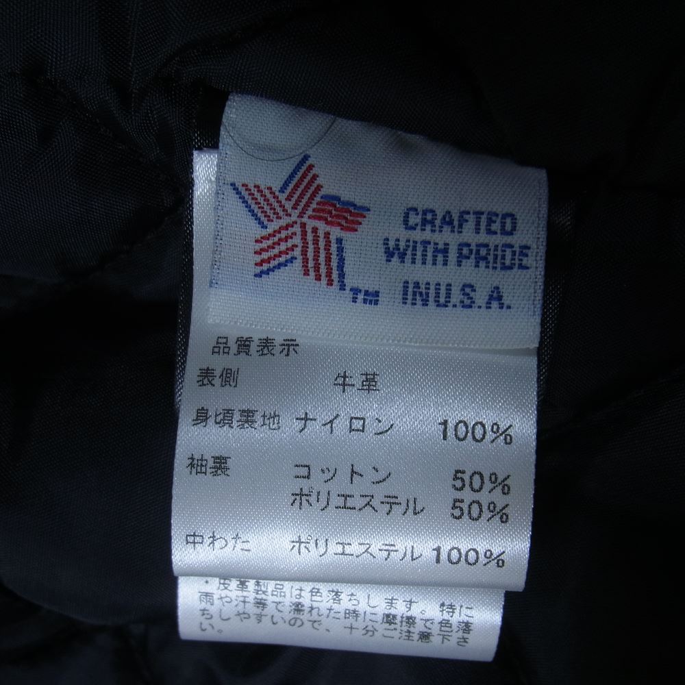 schott ショット 613UST ONESTAR TALL ワンスター トール カウハイド ダブル ライダース ジャケット ブラック系 36【中古】