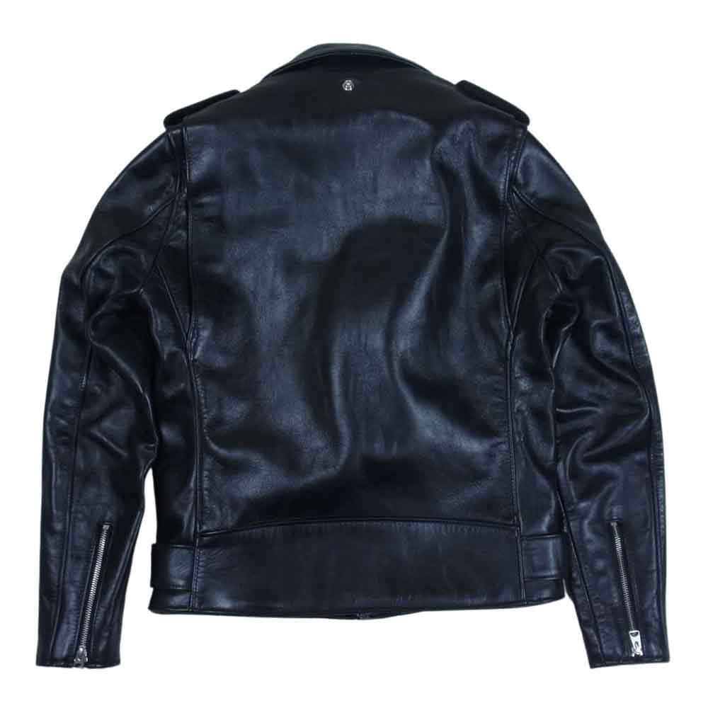 schott ショット 613UST ONESTAR TALL ワンスター トール ホースハイド ダブルライダース ジャケット ブラック系 36【美品】【中古】
