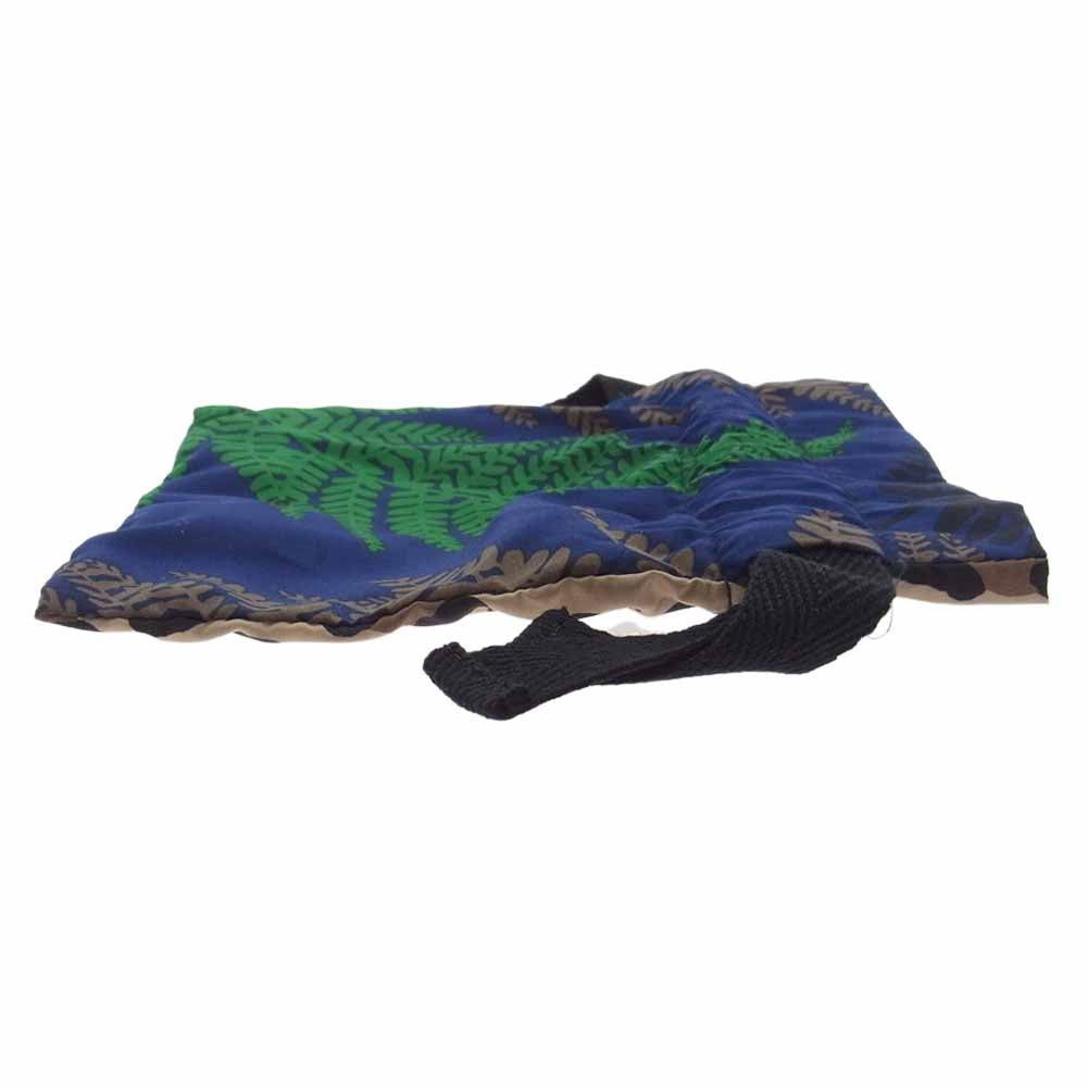Sacai サカイ レオパード リボン ポーチ 小物入れ ライトブラウン系 ネイビー系【中古】
