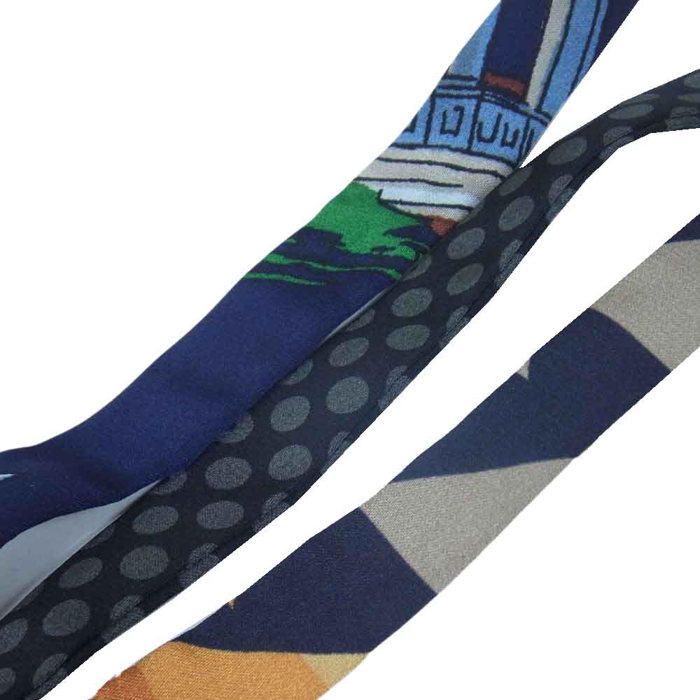 Sacai サカイ ロゴプリント シューレース モチーフ ベルト マルチカラー系【中古】