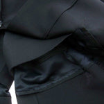 Sacai サカイ 22AW 22-06318 Suiting Mix Pants ドッキング レイヤード ウール ハーフパンツ ショーツ スカート ブラック系 2【極上美品】【中古】