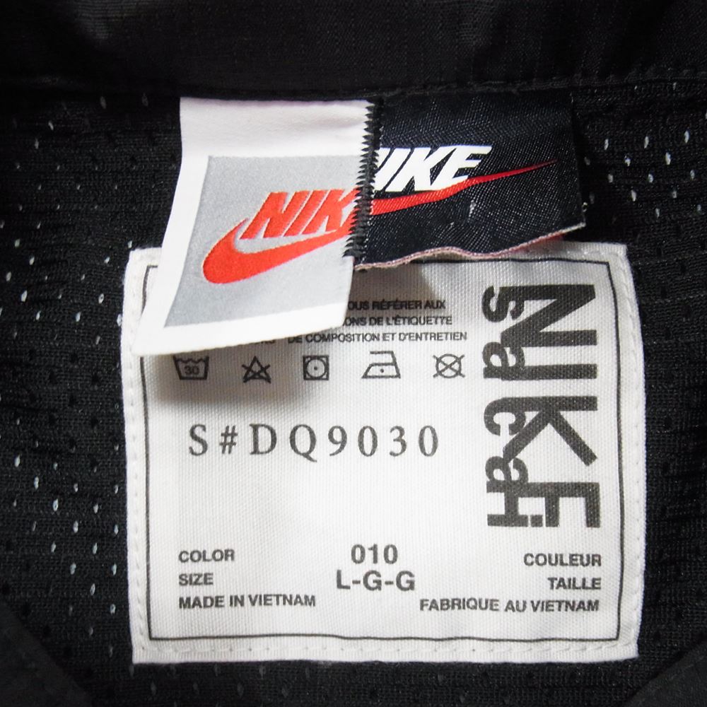 Sacai サカイ NIKE ナイキ 22AW DQ9030-010 AS M NRG Full Zip Hoodie ウィンドランナー フルジップ フーディ パーカー ブラック系 L【極上美品】【中古】