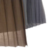 Sacai サカイ 22AW 22-06178 Siuting Skirt スーチング 切替 プリーツ スカート グレー系 ブラウン系 2【中古】
