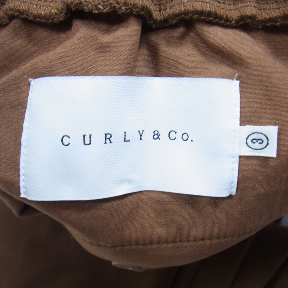 カーリー サイドライン トラック パンツ ブラウン系 3【中古】