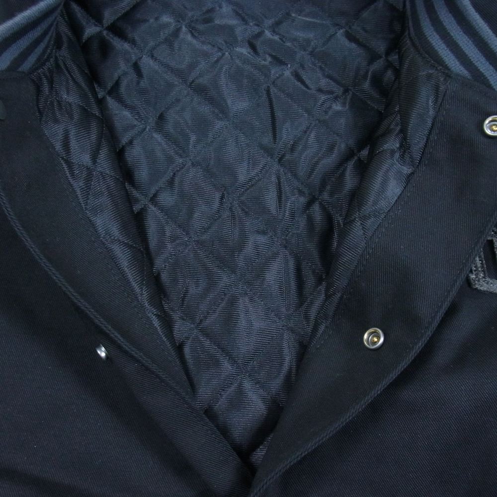 UNDEFEATED アンディフィーテッド 21AW BASEBALL JACKET ベースボール ジャケット スタジャン ブラック系 XL【中古】