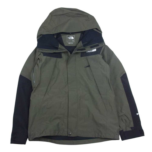 THE NORTH FACE ノースフェイス NP61800 Mountain Jacket GORE-TEX マウンテン ジャケット パーカ ゴアテックス シェル ニュートープ カーキ系 M【美品】【中古】