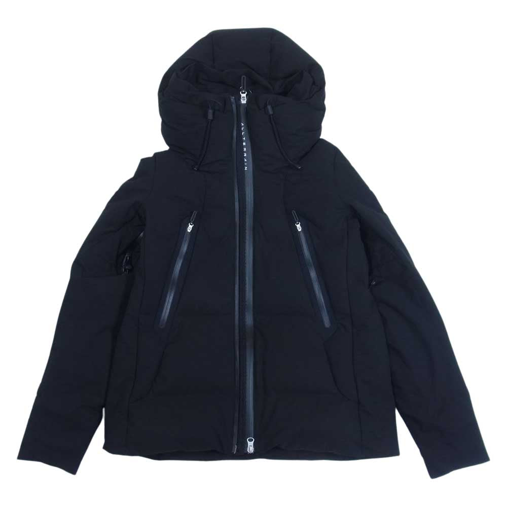 DESCENTE デサント DAWQGK40U ALLTERRAIN オルテライン 水沢ダウン MIZUSAWA マウンテニア ダウンジャケット レディース ブラック系 L【中古】