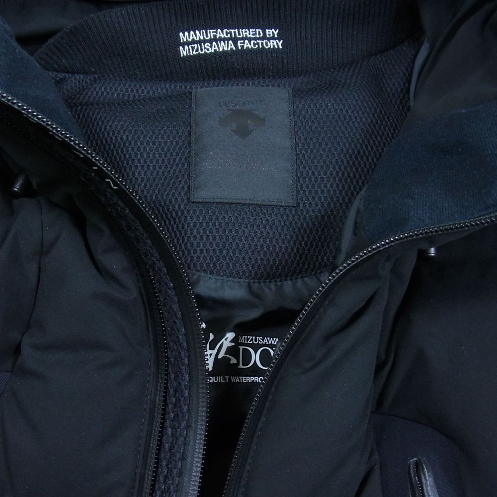 DESCENTE デサント DAWQGK40U ALLTERRAIN オルテライン 水沢ダウン MIZUSAWA マウンテニア ダウンジャケット レディース ブラック系 L【中古】