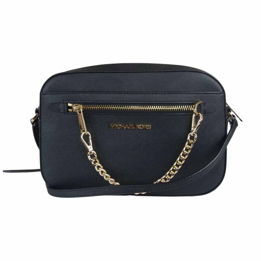 Michael Kors マイケルコース ジェットセット トラベル  ショルダーバッグ ブラック系【中古】