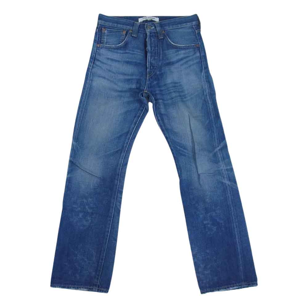 JUNYA WATANABE COMME des GARCONS ジュンヤワタナベコムデギャルソン AD2008 JZ-P207 インディゴ ボタンフライ 5ポケット ストレート デニム パンツ インディゴブルー系 XS【中古】