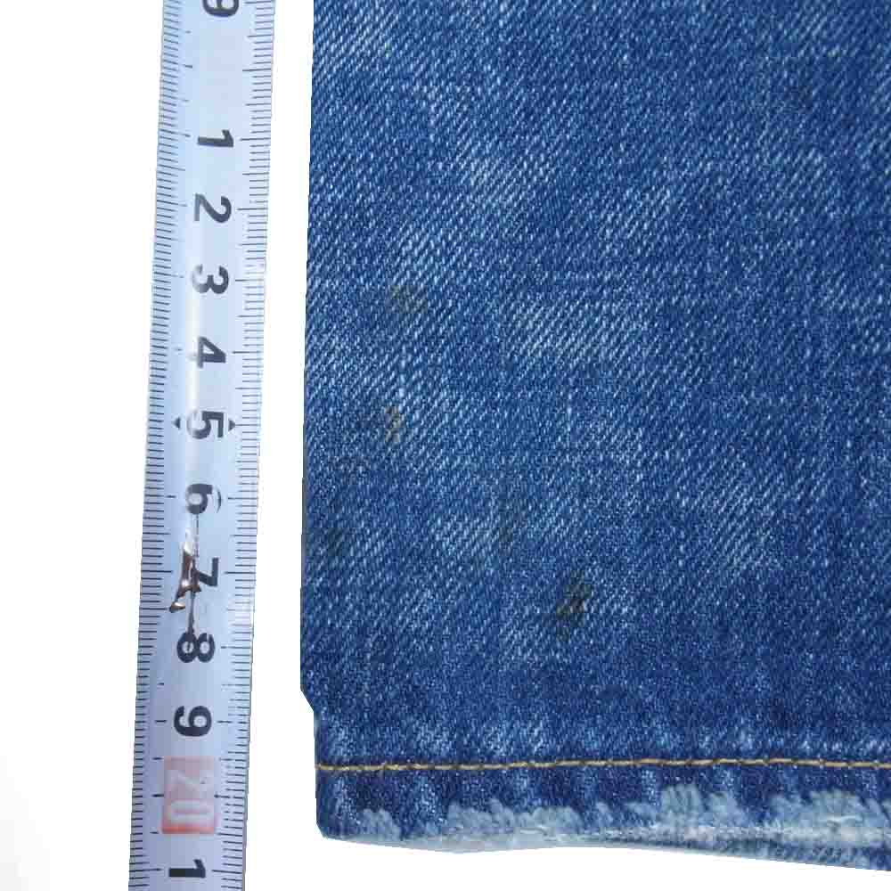 JUNYA WATANABE COMME des GARCONS ジュンヤワタナベコムデギャルソン AD2008 JZ-P207 インディゴ ボタンフライ 5ポケット ストレート デニム パンツ インディゴブルー系 XS【中古】