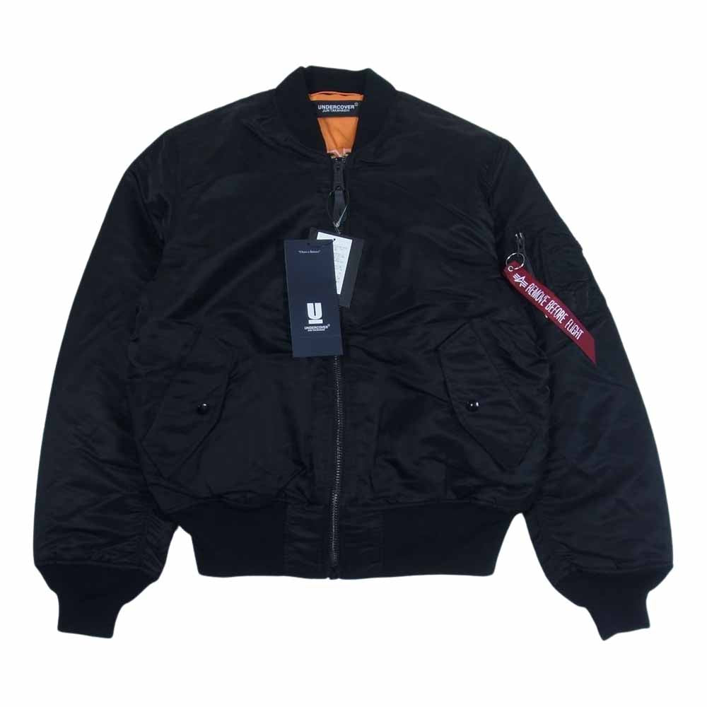 UNDERCOVER アンダーカバー 22AW UC2B9216 × ALPHA アルファ PSYCHO MA-1 サイコ ジャケット ブラック系 M【極上美品】【中古】
