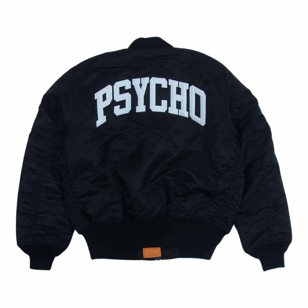 UNDERCOVER アンダーカバー 22AW UC2B9216 × ALPHA アルファ PSYCHO MA-1 サイコ ジャケット ブラック系 M【極上美品】【中古】