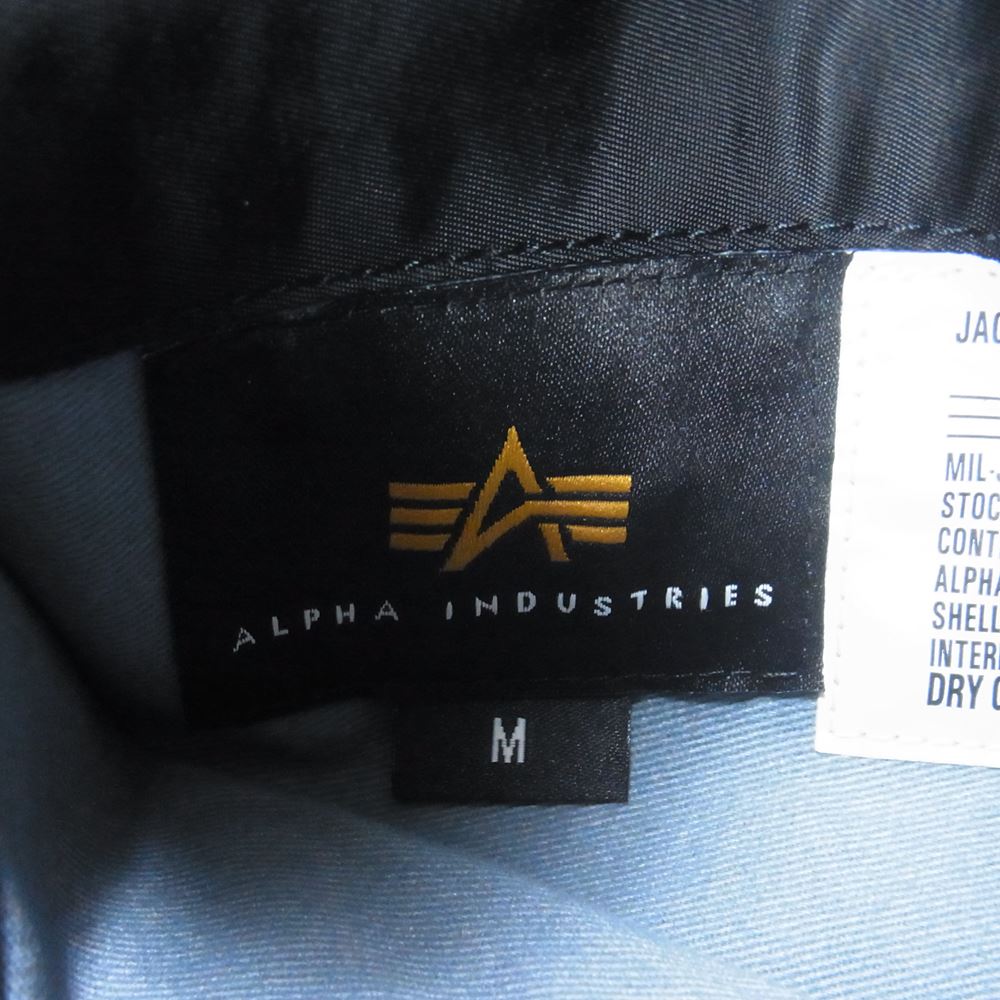 UNDERCOVER アンダーカバー 22AW UC2B9216 × ALPHA アルファ PSYCHO MA-1 サイコ ジャケット ブラック系 M【極上美品】【中古】