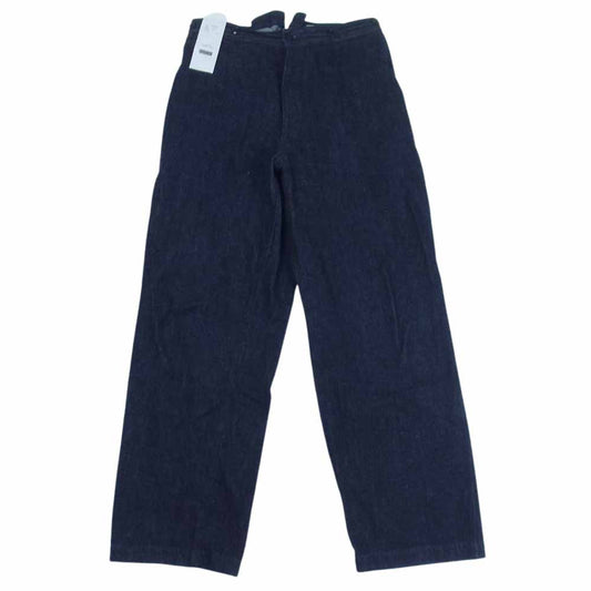 COMOLI コモリ 22AW W03-03002 デニム オーバー パンツ ジーンズ ネイビー系 2【美品】【中古】