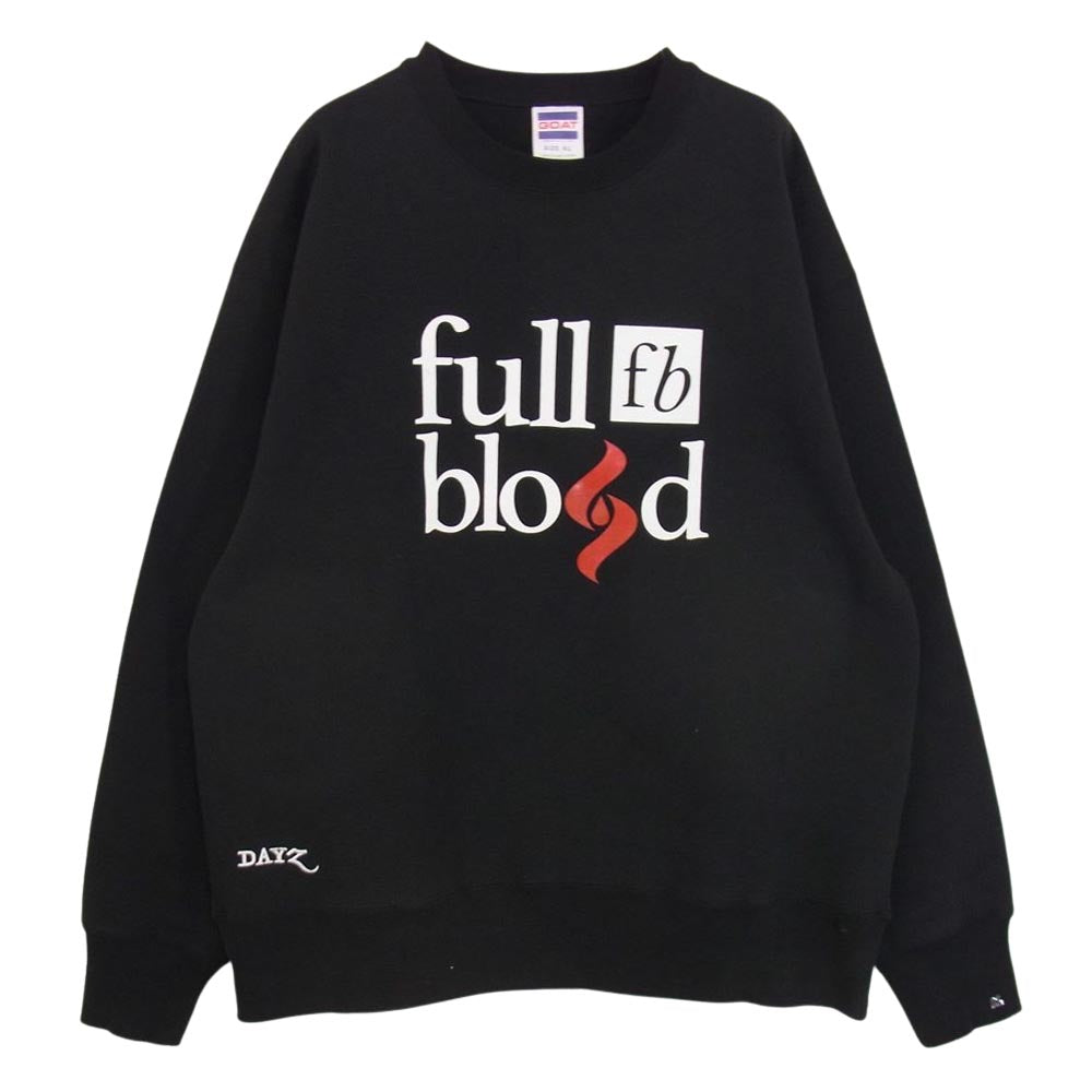 RATS ラッツ 22SS FULL BLOOD CREW NECK SWEAT WTAPS コラボ スウェット トレーナー 15周年 限定 コレクション アイテム ブラック系 XL【中古】