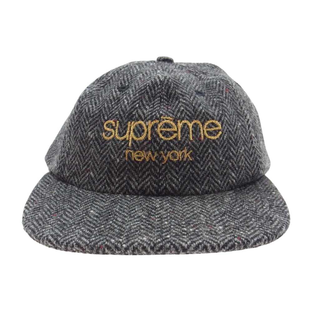 Supreme シュプリーム 16AW Wool Herringbone Classic Logo 6 Panel Cap ツイード クラシックロゴ キャップ マルチカラー系【中古】