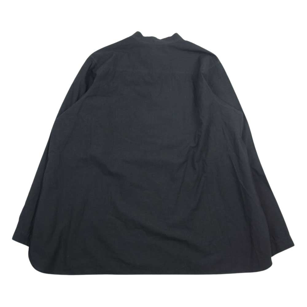 アーツアンドサイエンス バンドカラー プルオーバー 長袖 シャツ カーキ系 2【中古】