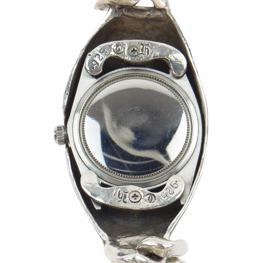 CHROME HEARTS クロムハーツ（原本無） ROLEX 6694 オイスターデイト 手巻き アンティーク オールド フローラルモチーフ クラシック リンク ウォッチケース ブレスレット【中古】