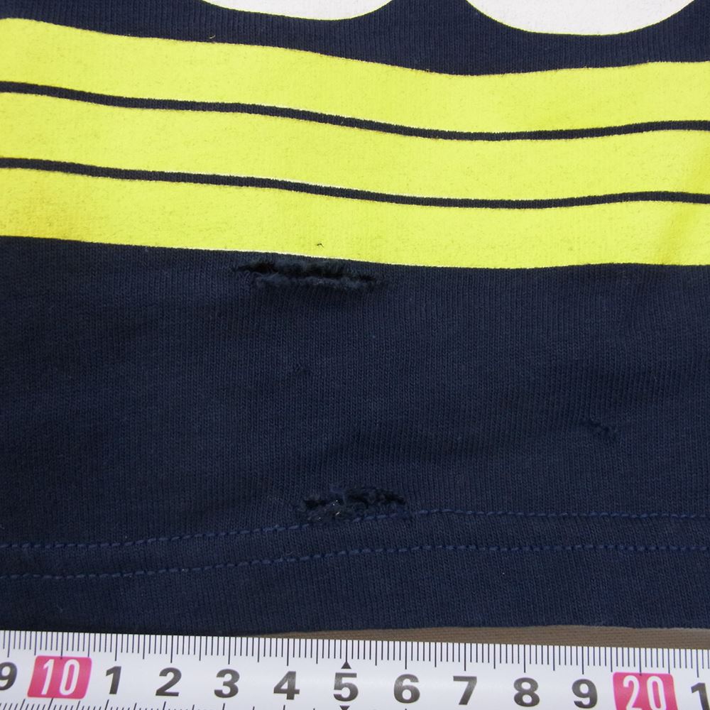 STUSSY ステューシー 1980 N゜4 L/S Tシャツ カットソー ネイビー系 L【中古】