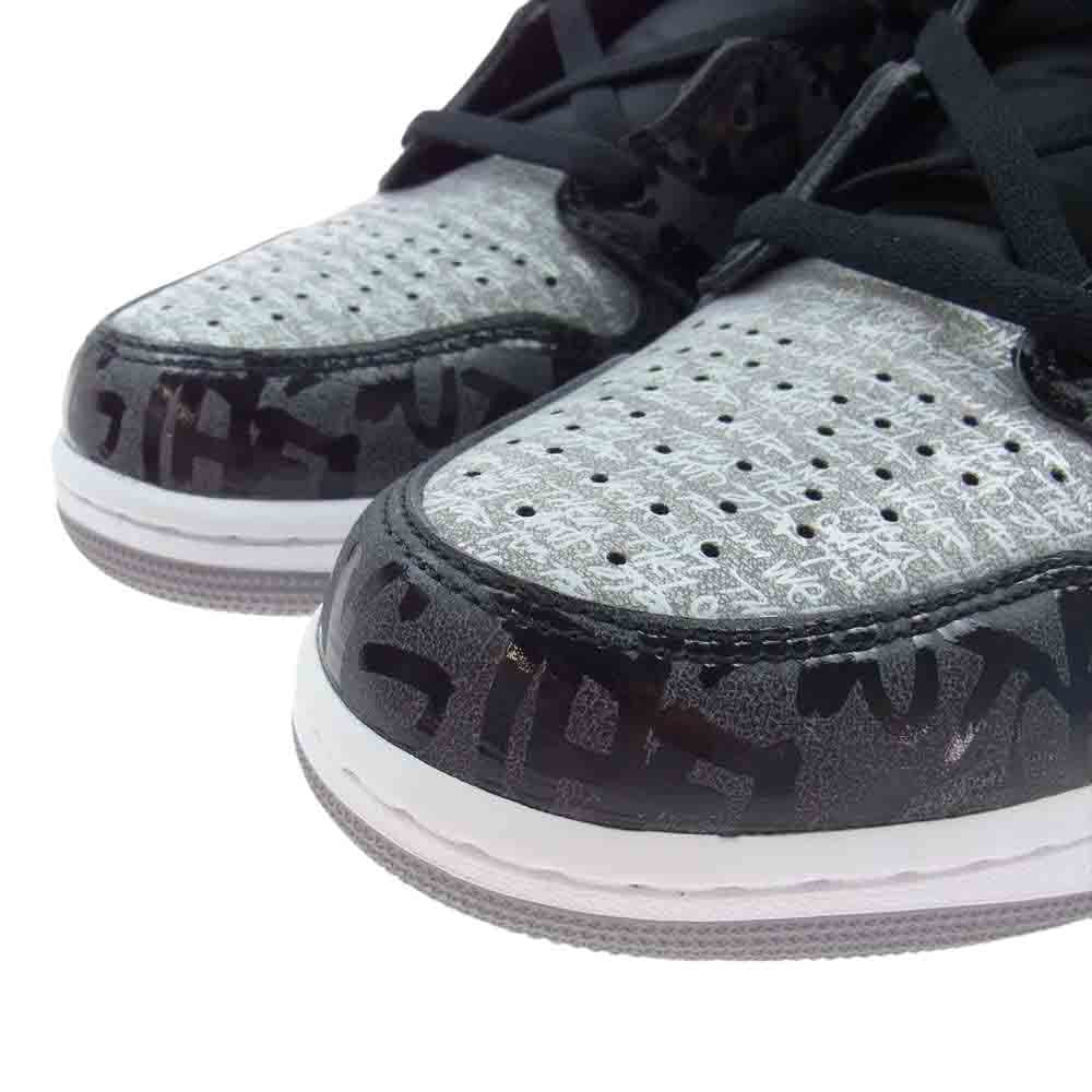 NIKE ナイキ 555088-036 AIR JORDAN 1 RETRO HIGH OG REBELLIONAIRE エア ジョーダン 1 レトロ ハイ オリジナル レベリオネア スニーカー グレー系 ブラック系 28.5cm【極上美品】【中古】