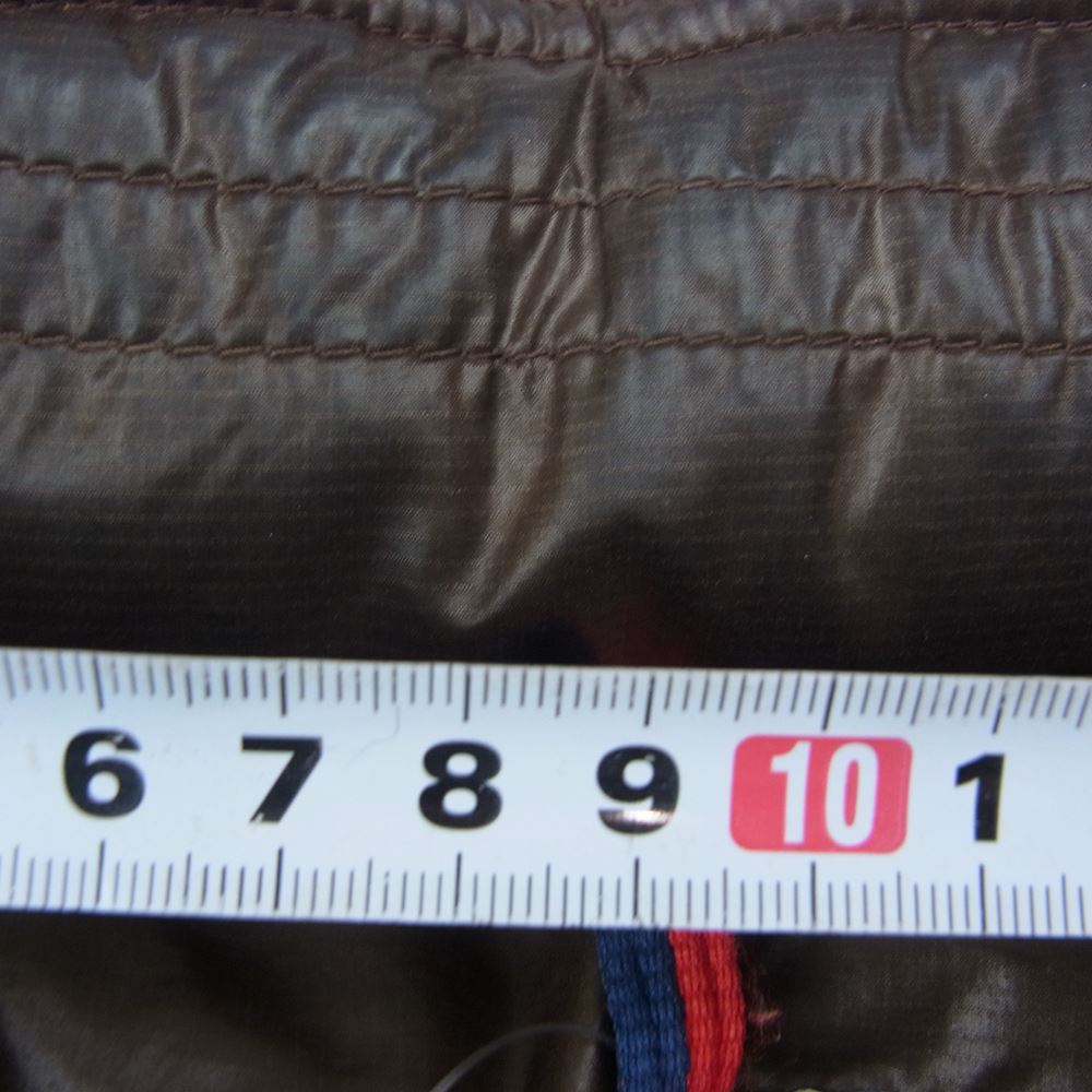 MONCLER モンクレール スプレンダーズ＆カンパニータグ CLEVELAND ライダース バイカー ダウンジャケット ブラウン系 1【中古】