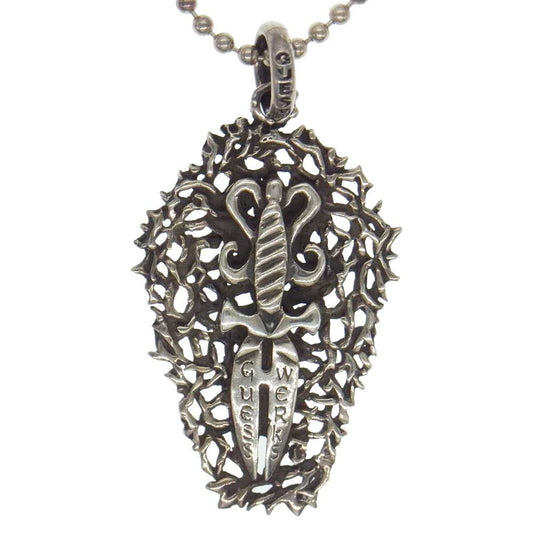 STANLEY GUESS スタンリーゲス 国内取扱店保証書付属 ソーン ID ダガー ペンダント ネックレス シルバー系【中古】