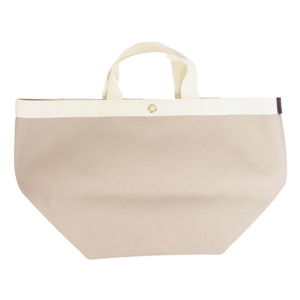 Herve Chapelier エルベ・シャプリエ 725gp マスティック イヴォワール 舟形 トートバッグ グレー系【新古品】【未使用】【中古】