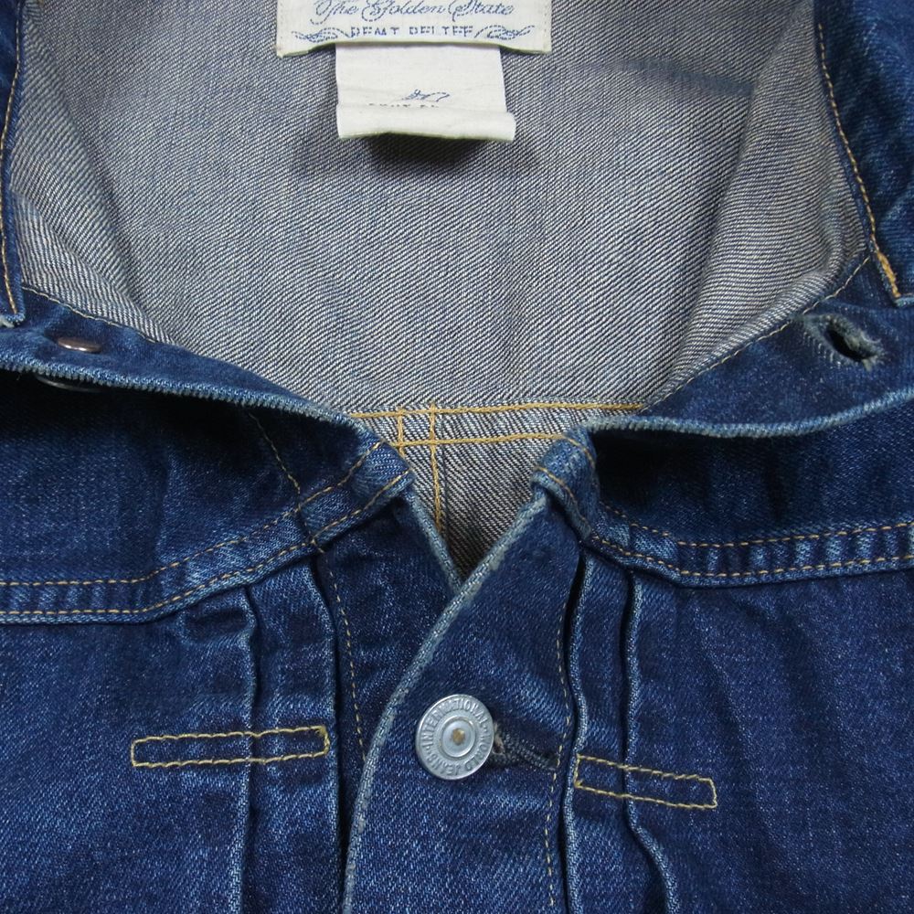 REMI RELIEF レミレリーフ × BEAMS PLUS Denim Jacket ビームス プラス デニム ジャケット インディゴブルー系 M【中古】