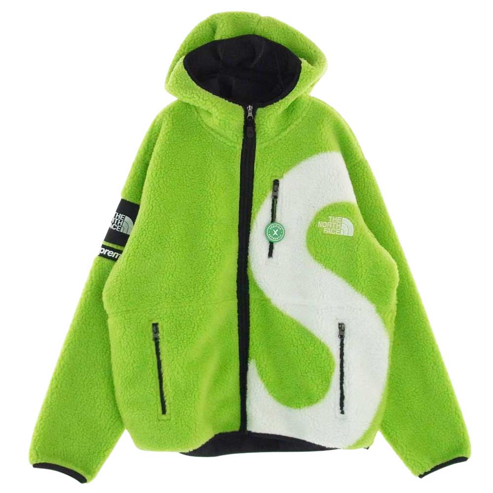 Supreme シュプリーム 20AW S Logo Hooded Fleece Jacket フリース ジャケット ライトグリーン系 M【新古品】【未使用】【中古】