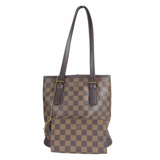 LOUIS VUITTON ルイ・ヴィトン N42240 ダミエ マレ バケツ ショルダー バッグ ブラウン系【中古】