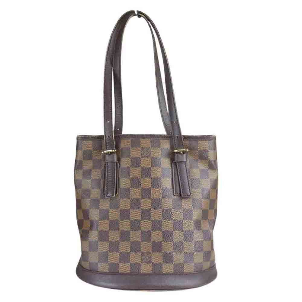 LOUIS VUITTON ルイ・ヴィトン N42240 ダミエ マレ バケツ ショルダー バッグ ブラウン系【中古】