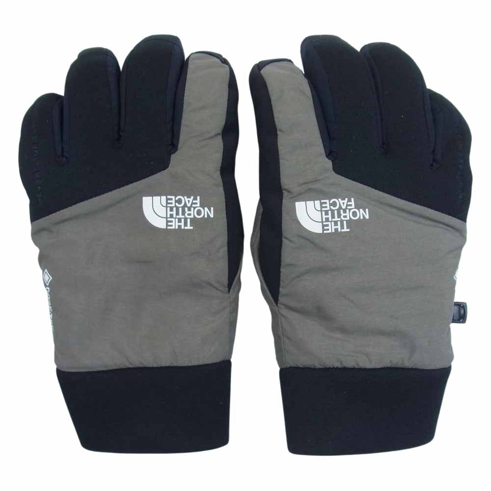 THE NORTH FACE ノースフェイス NN62219 GTX Mercury Glove マーキュリー グローブ 手袋 ベージュ系 モスグリーン系 L【中古】