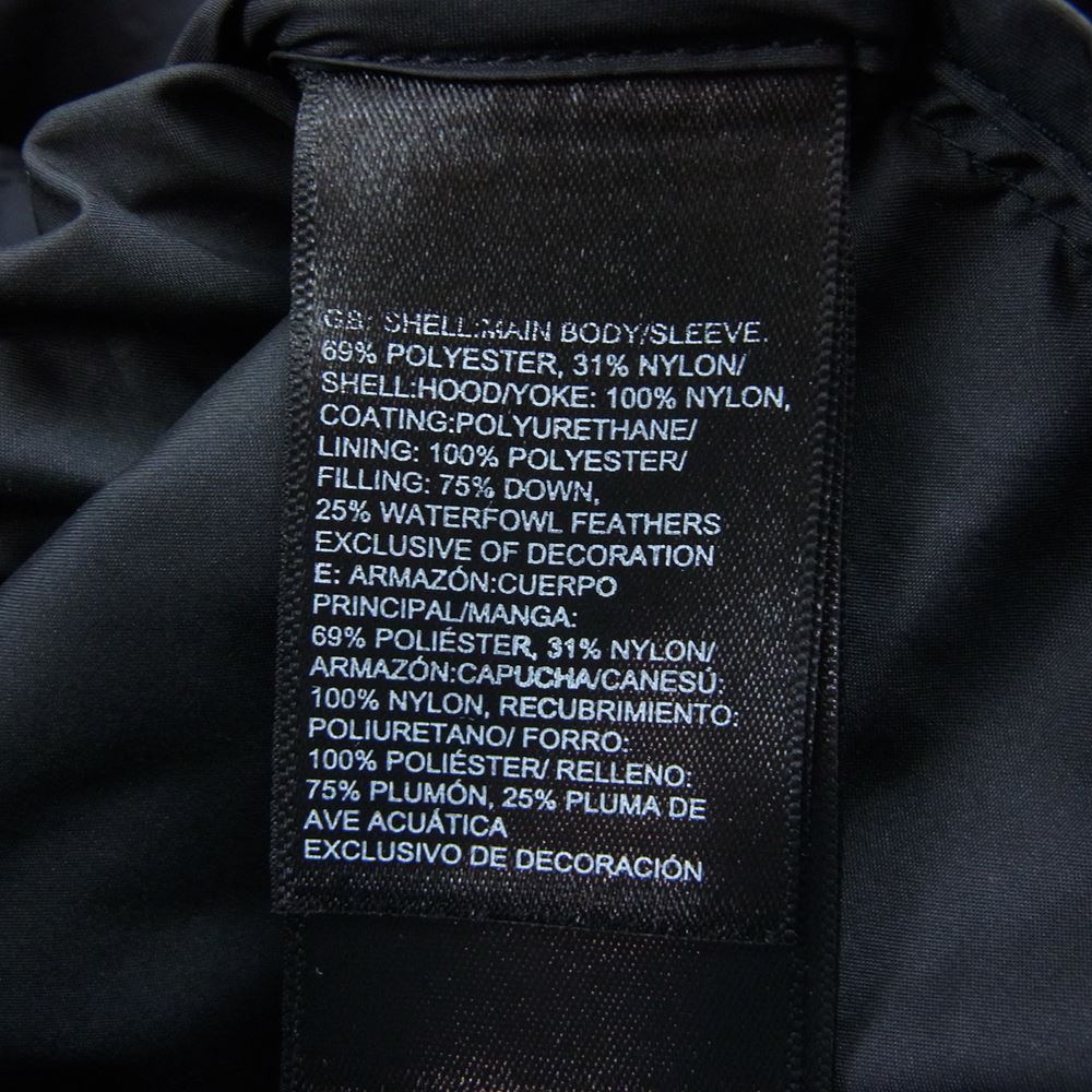 THE NORTH FACE ノースフェイス NF0A47D5 550 DOWN JACKET ダウン ジャケット ブラック系 M【中古】