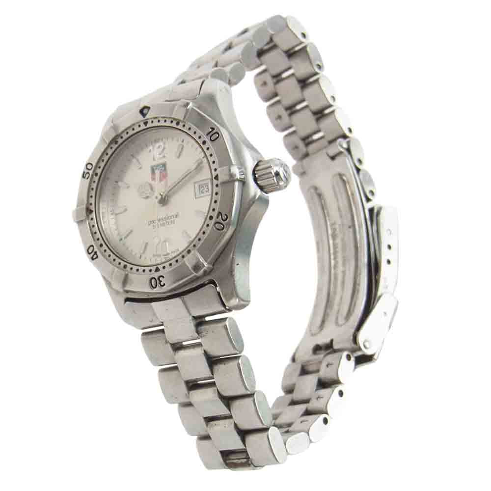 TAG HEUER タグホイヤー WK1312-0 UB9600 プロフェッショナル 200 SS QZ クォーツ シルバー文字盤 時計 ウォッチ シルバー系【中古】