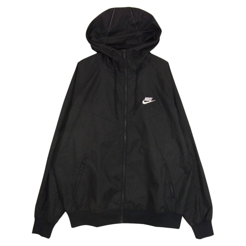 NIKE ナイキ DA0002-010 NSW HE WR ウーブンフーディ ナイロン ジャケット  ブラック系 L【美品】【中古】