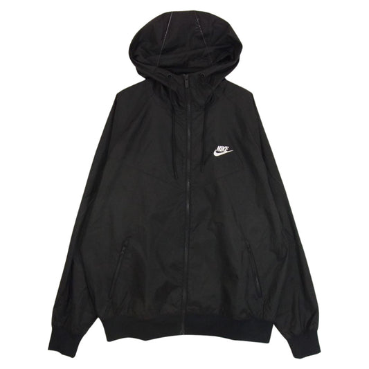 NIKE ナイキ DA0002-010 NSW HE WR ウーブンフーディ ナイロン ジャケット  ブラック系 L【美品】【中古】