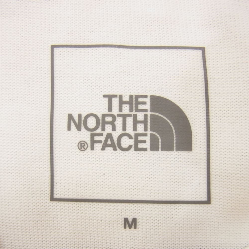 THE NORTH FACE ノースフェイス NT32114 Back Square Logo Tee バック スクエアー ロゴ ティー ショートスリーブ ホワイト系 M【美品】【中古】