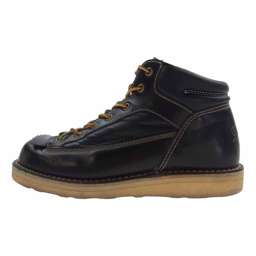 Danner ダナー D4103 × FLAT HEAD フラット ヘッド コードバン ディアスキン ブーツ ブラック系 US 8 1/2【中古】