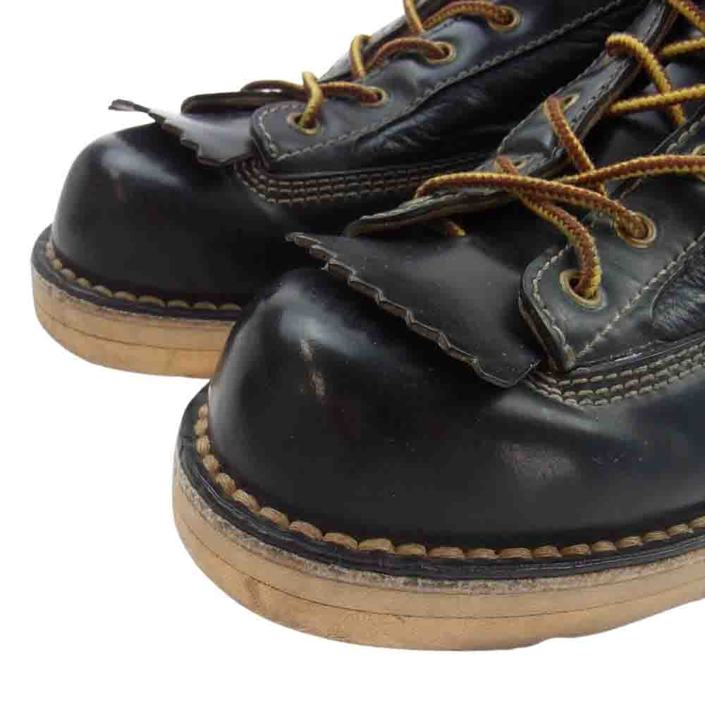 Danner ダナー D4103 × FLAT HEAD フラット ヘッド コードバン ディアスキン ブーツ ブラック系 US 8 1/2【中古】